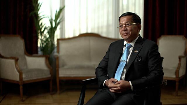 Интервью военного лидера Мьянмы Мин Аун Хлайна Интервью военного лидера Мьянмы Мин Аун Хлайна - РИА Новости, 1920, 28.06.2021
