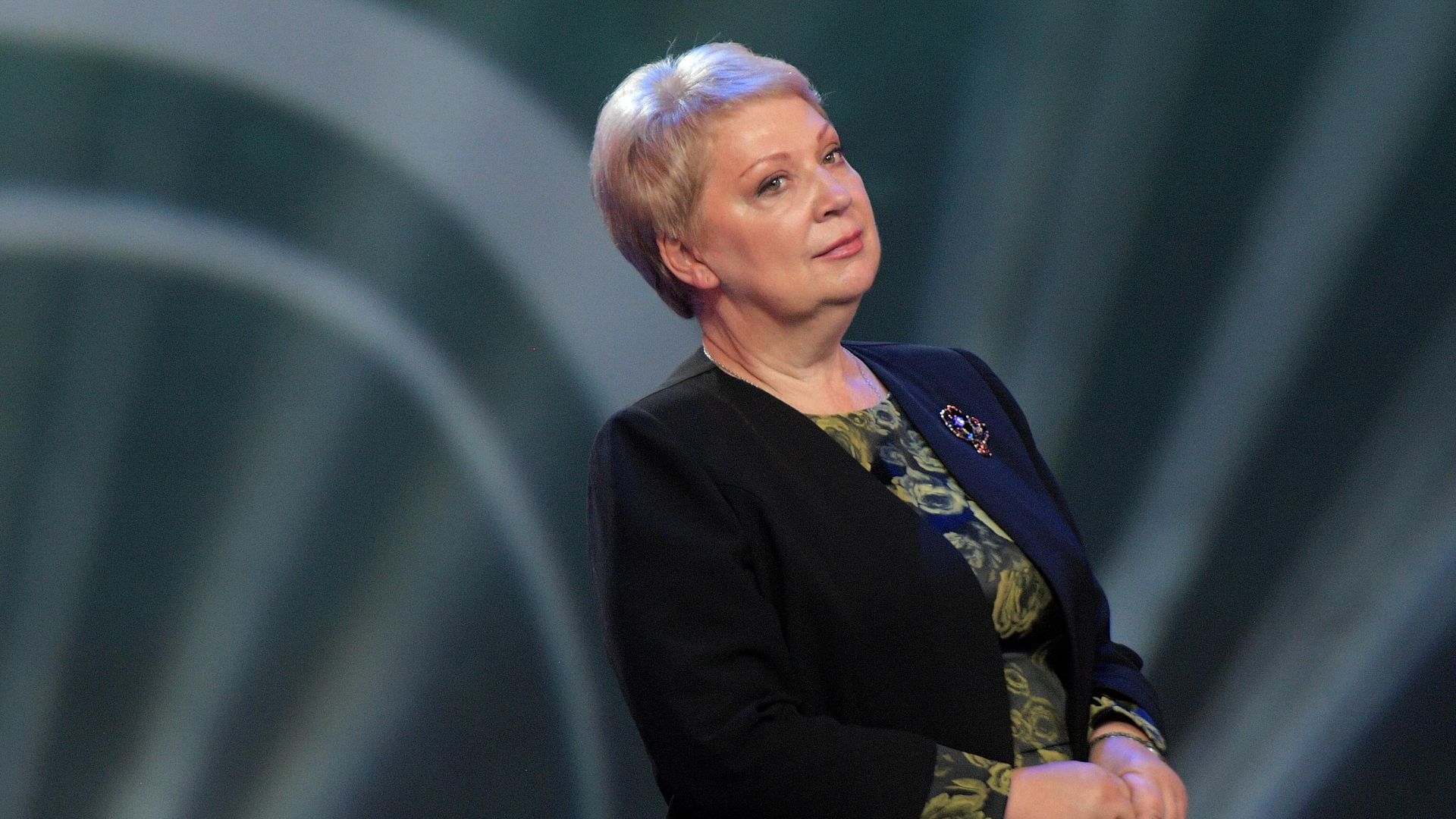 Ольга Васильева на церемонии награждения победителей конкурса Учитель года России Ольга Васильева на церемонии награждения победителей конкурса Учитель года России - РИА Новости, 1920, 19.05.2022