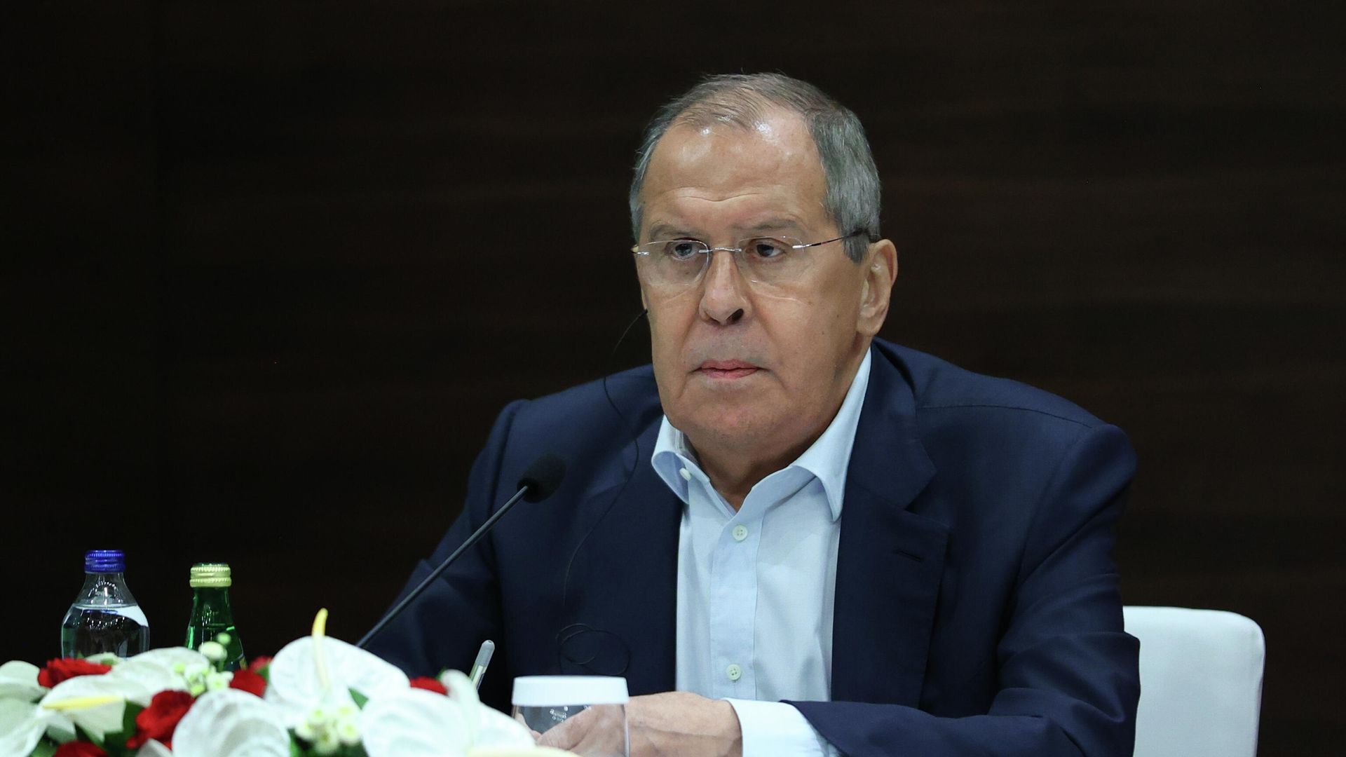 Министр иностранных дел РФ Сергей Лавров во время совместной с министром иностранных дел Турции Мевлютом Чавушоглу пресс-конференции по итогам встречи в Анталье Министр иностранных дел РФ Сергей Лавров во время совместной с министром иностранных дел Турции Мевлютом Чавушоглу пресс-конференции по итогам встречи в Анталье - РИА Новости, 1920, 30.06.2021
