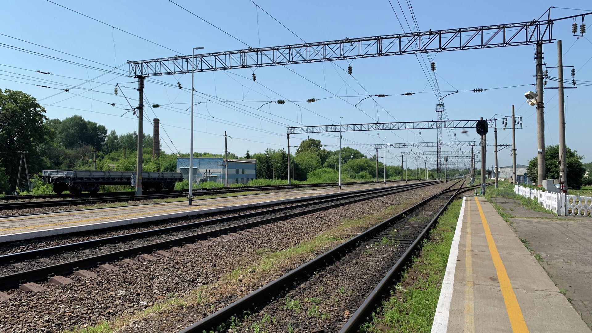 Железная дорога в селе Долгоруково Железная дорога в селе Долгоруково - РИА Новости, 1920, 02.07.2021