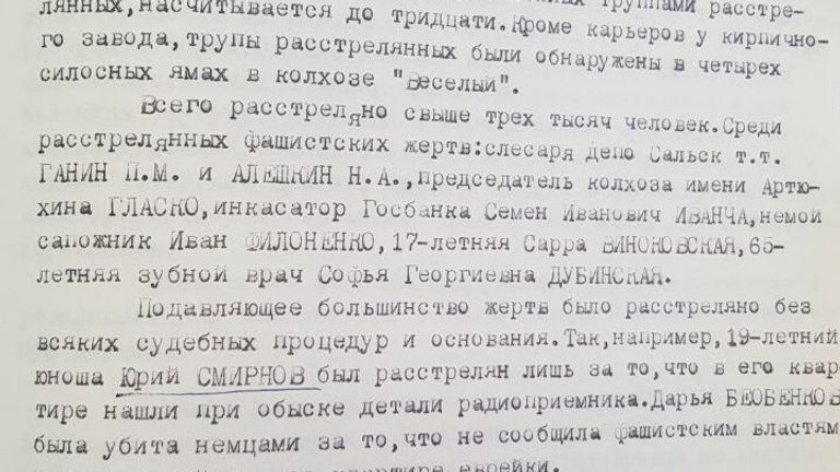 ФСБ рассекретила материалы о массовом убийстве жителей Сальска нацистами ФСБ рассекретила материалы о массовом убийстве жителей Сальска нацистами