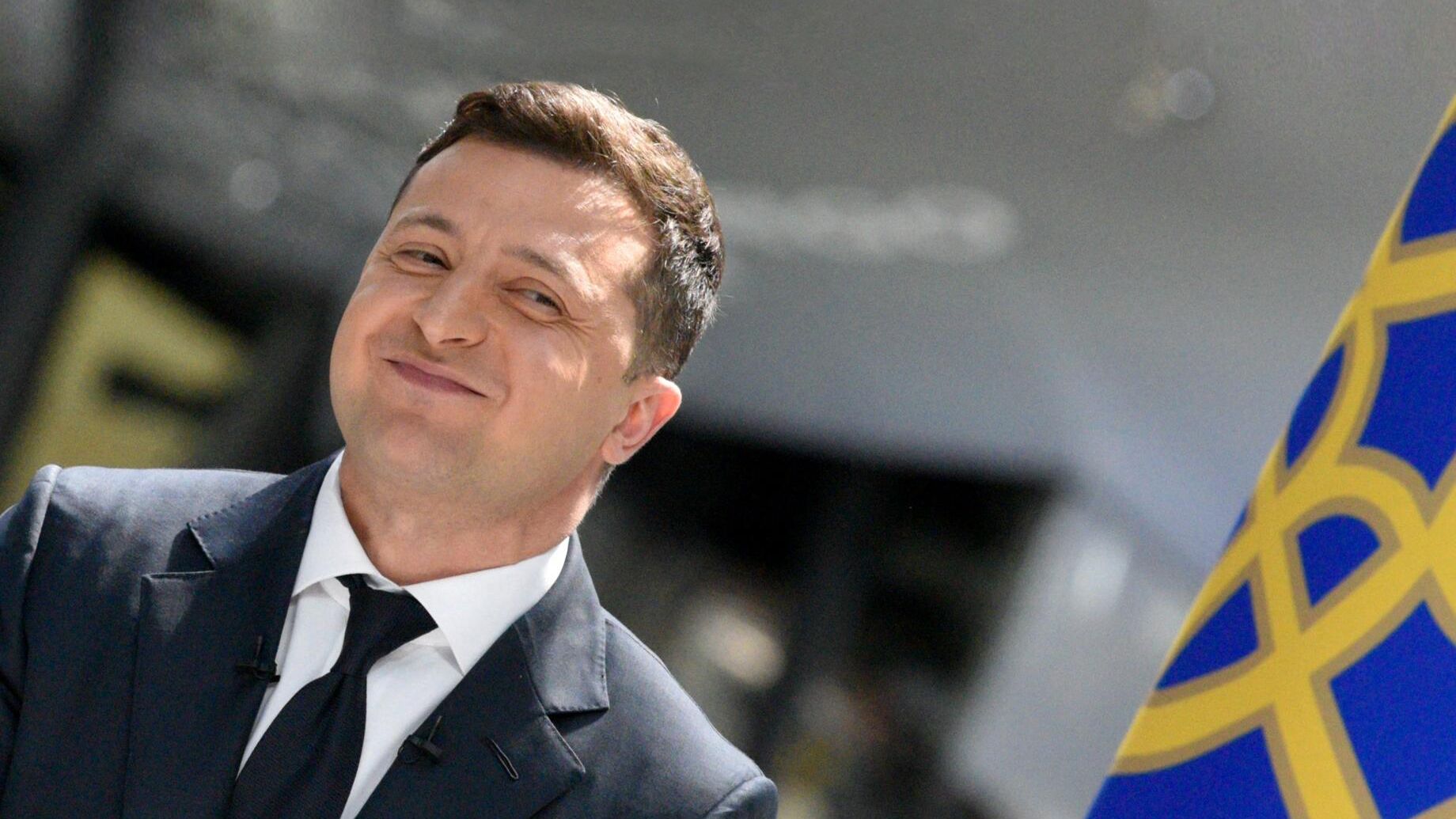Пресс-конференция президента Украины В. Зеленского Пресс-конференция президента Украины В. Зеленского - РИА Новости, 1920, 04.07.2021