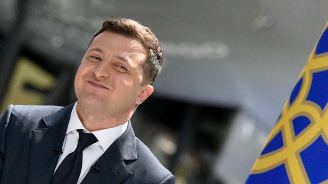 Пресс-конференция президента Украины В. Зеленского