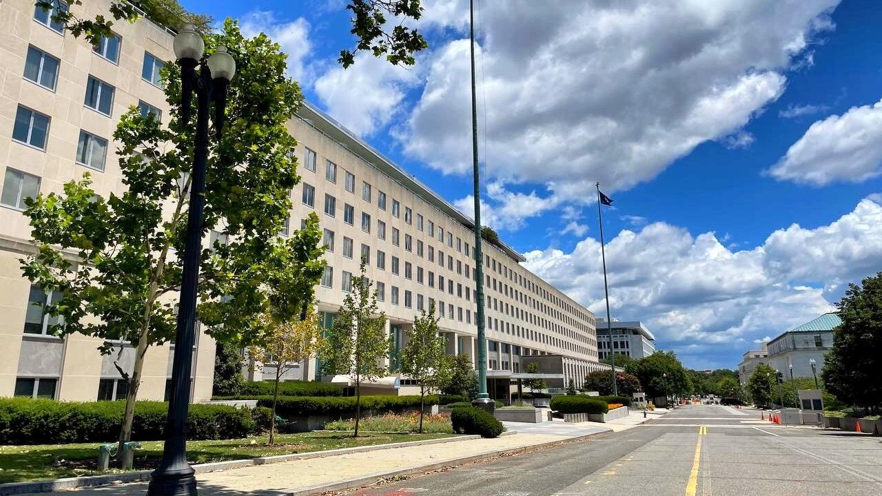 Здание Государственного департамента США в Вашингтоне Здание Государственного департамента США в Вашингтоне - РИА Новости, 1920, 11.05.2022