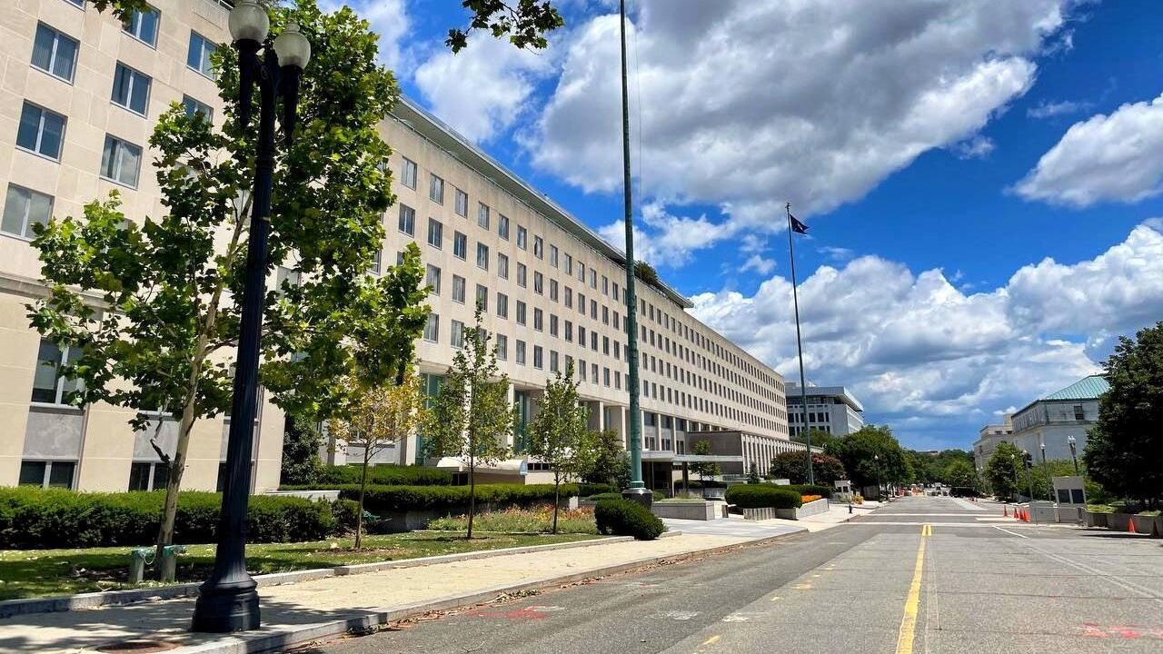 Здание Государственного департамента США в Вашингтоне Здание Государственного департамента США в Вашингтоне - РИА Новости, 1920, 24.01.2022