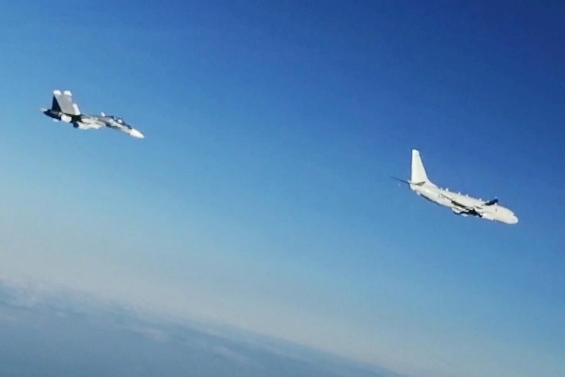 Самолет Boeing P-8 Poseidon ВМС США над Черным морем - РИА Новости, 1920, 09.07.2021
