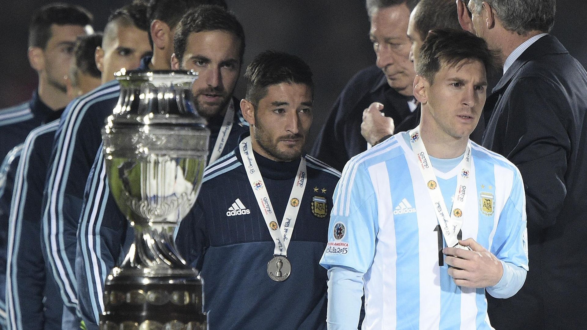 Лионель Месси на Copa America в 2015 году Лионель Месси на Copa America в 2015 году - РИА Новости, 1920, 09.07.2021