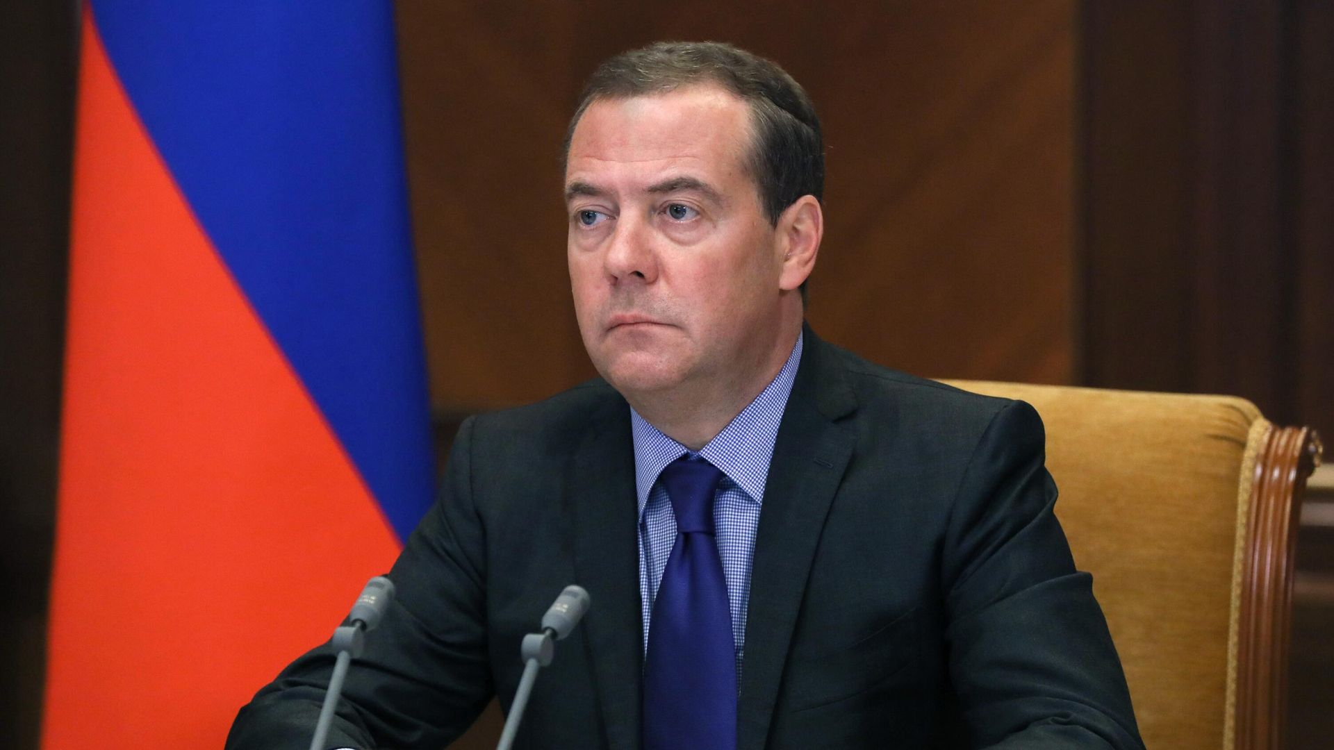 Заместитель председателя Совета безопасности РФ Дмитрий Медведев Заместитель председателя Совета безопасности РФ Дмитрий Медведев - РИА Новости, 1920, 19.09.2021