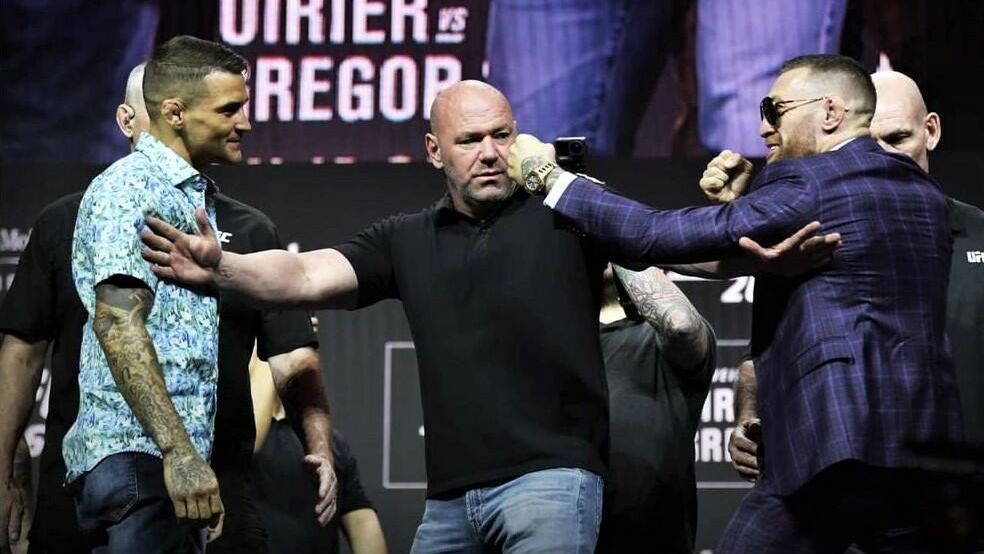 Дастин Порье и Конор Макгрегор перед UFC 264 Дастин Порье и Конор Макгрегор перед UFC 264 - РИА Новости, 1920, 10.07.2021