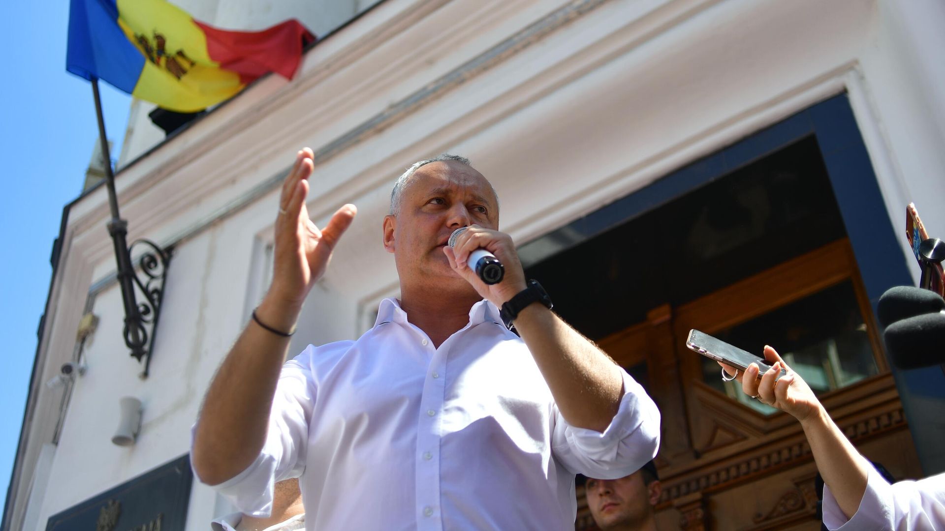 Лидер Партии социалистов (ПСРМ), экс-президент республики Игорь Додон Лидер Партии социалистов (ПСРМ), экс-президент республики Игорь Додон - РИА Новости, 1920, 05.05.2023