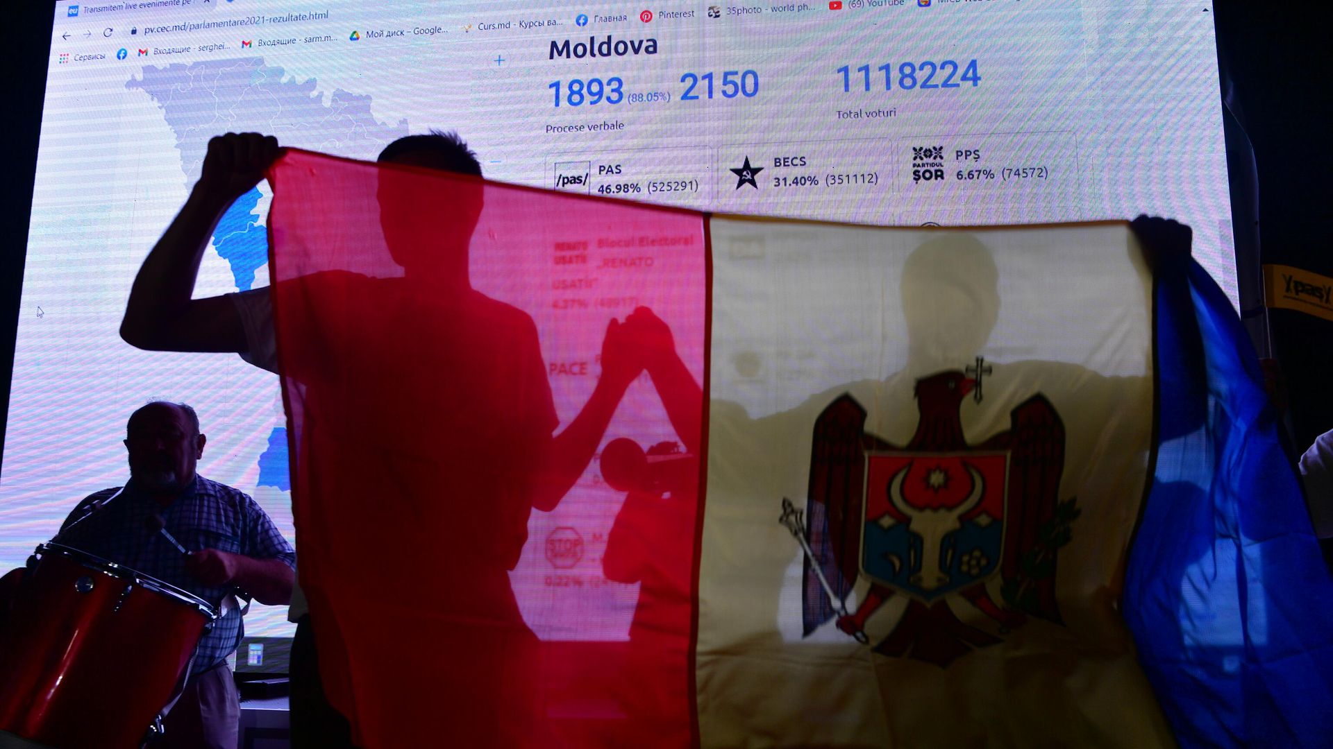 Досрочные парламентские выборы в Молдавии Досрочные парламентские выборы в Молдавии - РИА Новости, 1920, 29.10.2021
