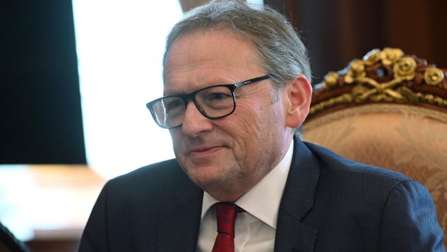 Уполномоченный при президенте РФ по защите прав предпринимателей Борис Титов во время встречи с президентом РФ Владимиром Путиным