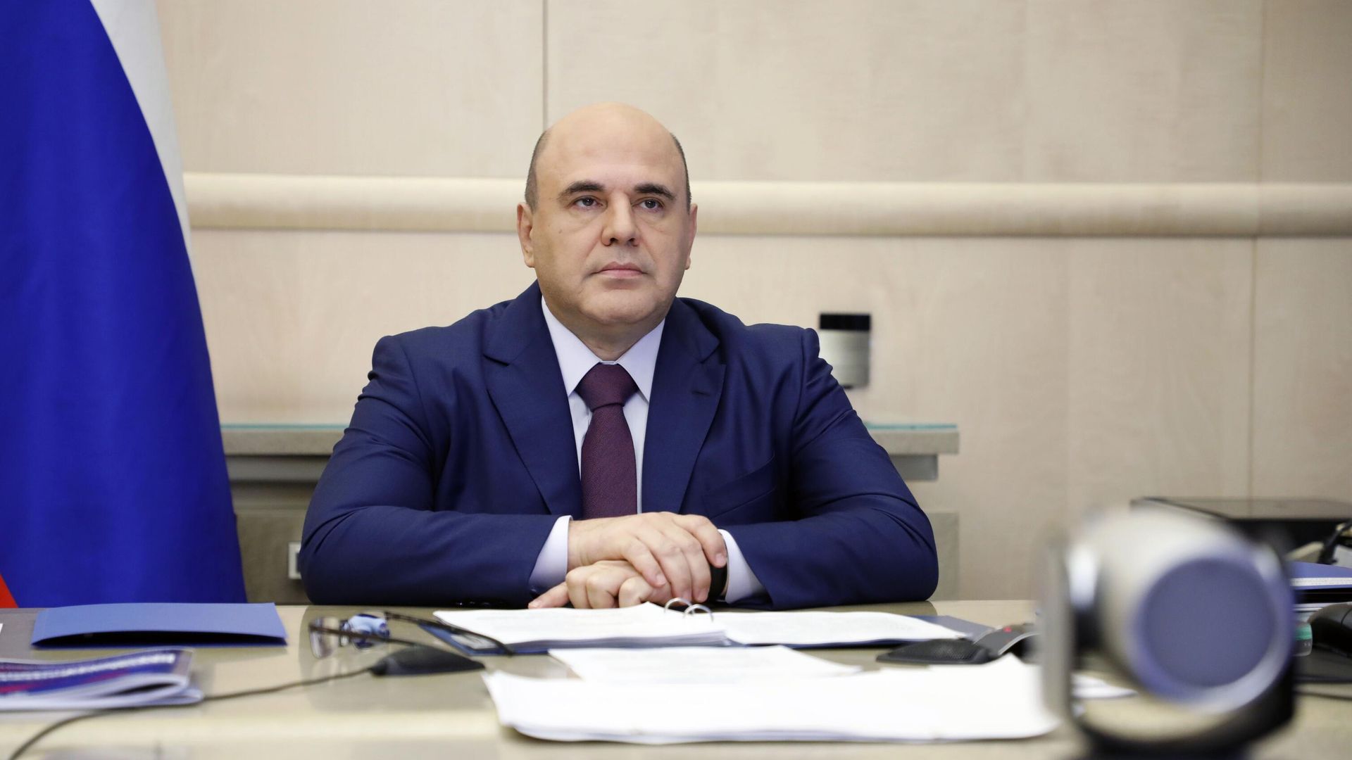 Председатель правительства РФ Михаил Мишустин проводит совещание с членами кабинета министров РФ Председатель правительства РФ Михаил Мишустин проводит совещание с членами кабинета министров РФ - РИА Новости, 1920, 22.07.2021