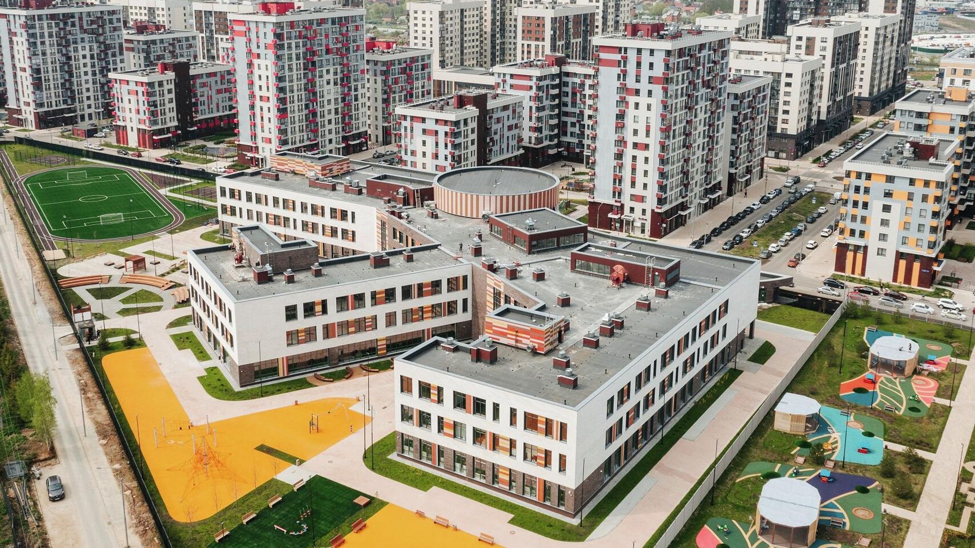 Школа в проекте А101 Школа в проекте А101 - РИА Новости, 1920, 15.07.2021