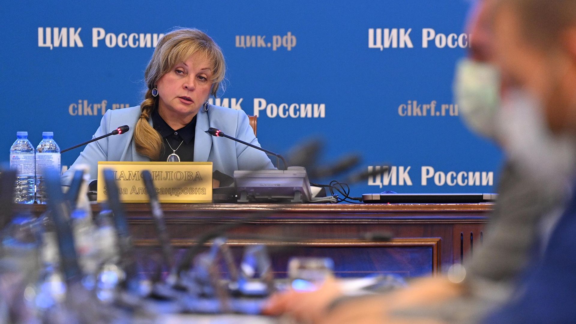 Председатель Центральной избирательной комиссии РФ Элла Памфилова на заседании Центральной избирательной комиссии РФ Председатель Центральной избирательной комиссии РФ Элла Памфилова на заседании Центральной избирательной комиссии РФ - РИА Новости, 1920, 21.07.2021
