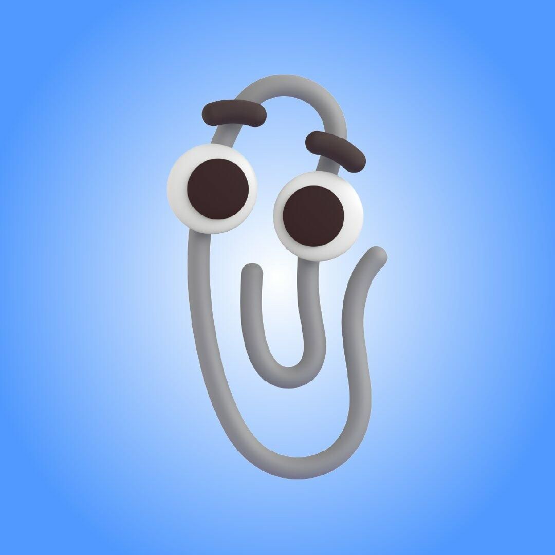 Эмодзи Microsoft с изображением скрепки-помощника Clippy (Скрепыш) - РИА Новости, 1920, 16.07.2021
