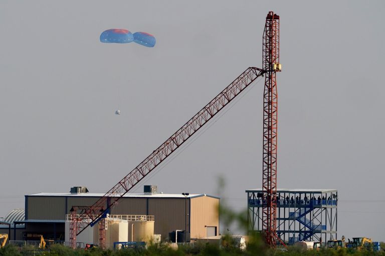 Посадка многоразового корабля New Shepard Посадка многоразового корабля New Shepard