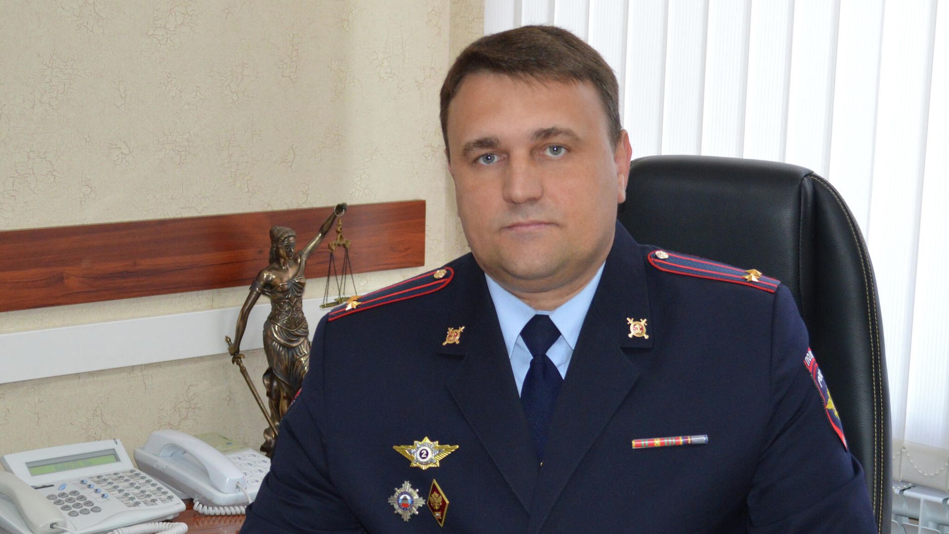 Заместитель начальника УГИБДД ГУ МВД России по Ставропольскому краю Александр Ткаченко Заместитель начальника УГИБДД ГУ МВД России по Ставропольскому краю Александр Ткаченко - РИА Новости, 1920, 21.07.2021