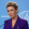 Официальный представитель Министерства иностранных дел России Мария Захарова во время брифинга в Москве Официальный представитель Министерства иностранных дел России Мария Захарова во время брифинга в Москве