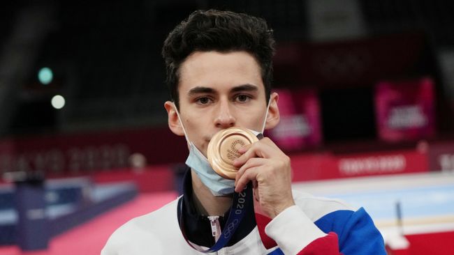 Российский спортсмен, член сборной России (команда ОКР) Михаил Артамонов