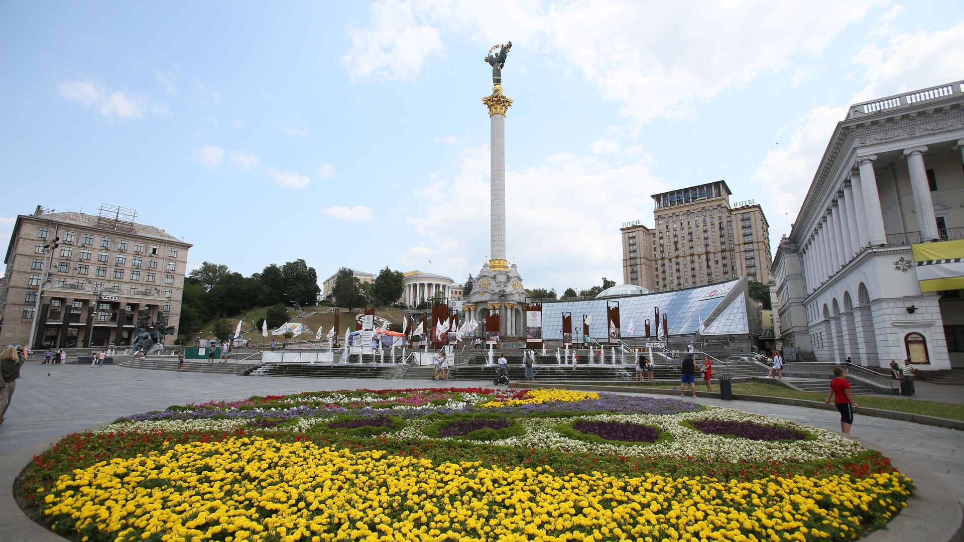 Площадь Независимости в Киеве Площадь Независимости в Киеве - РИА Новости, 1920, 18.07.2024