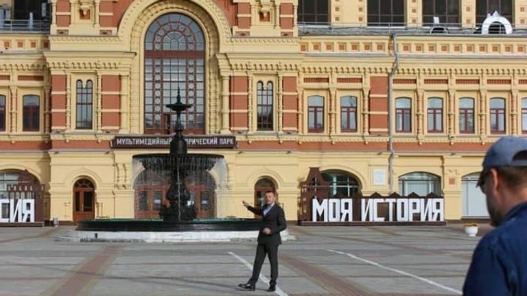 На съемках фильма Карман России На съемках фильма Карман России