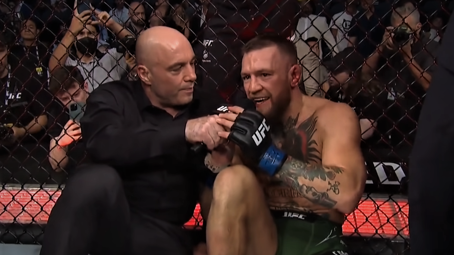 Джо Роган и Конор Макгрегор на UFC 264 - РИА Новости, 1920, 27.03.2025