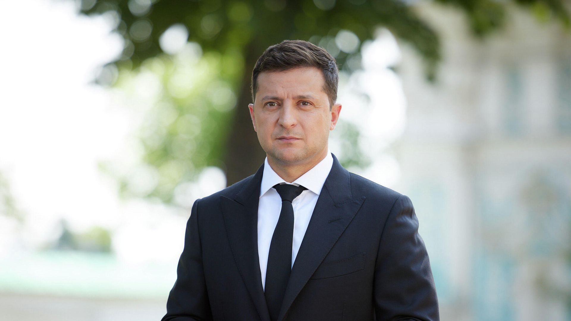 Президент Украины Владимир Зеленский во время обращения по случаю Дня Крещения Киевской Руси Президент Украины Владимир Зеленский во время обращения по случаю Дня Крещения Киевской Руси - РИА Новости, 1920, 03.10.2021