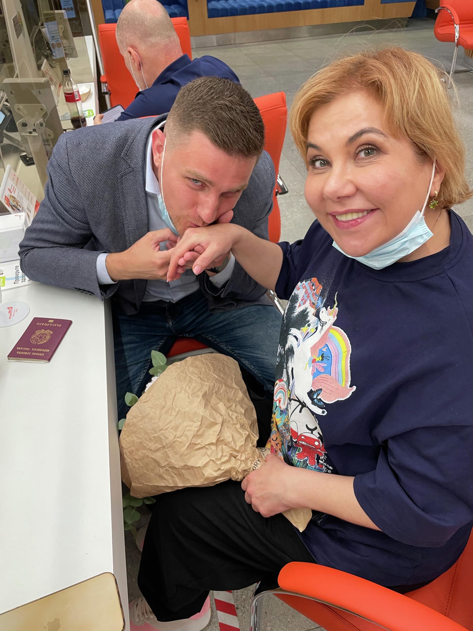 Марина Федункив и Стефано Маджи Марина Федункив и Стефано Маджи - РИА Новости, 1920, 24.04.2025
