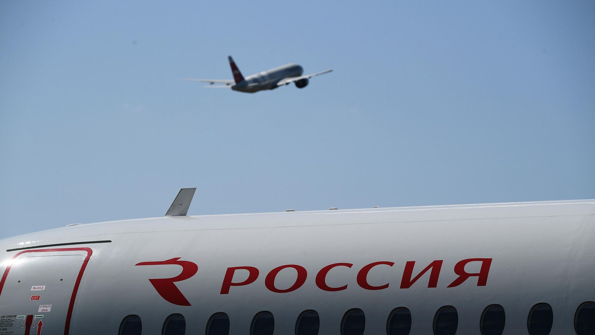 Самолет SSJ100 - РИА Новости, 1920, 03.09.2021