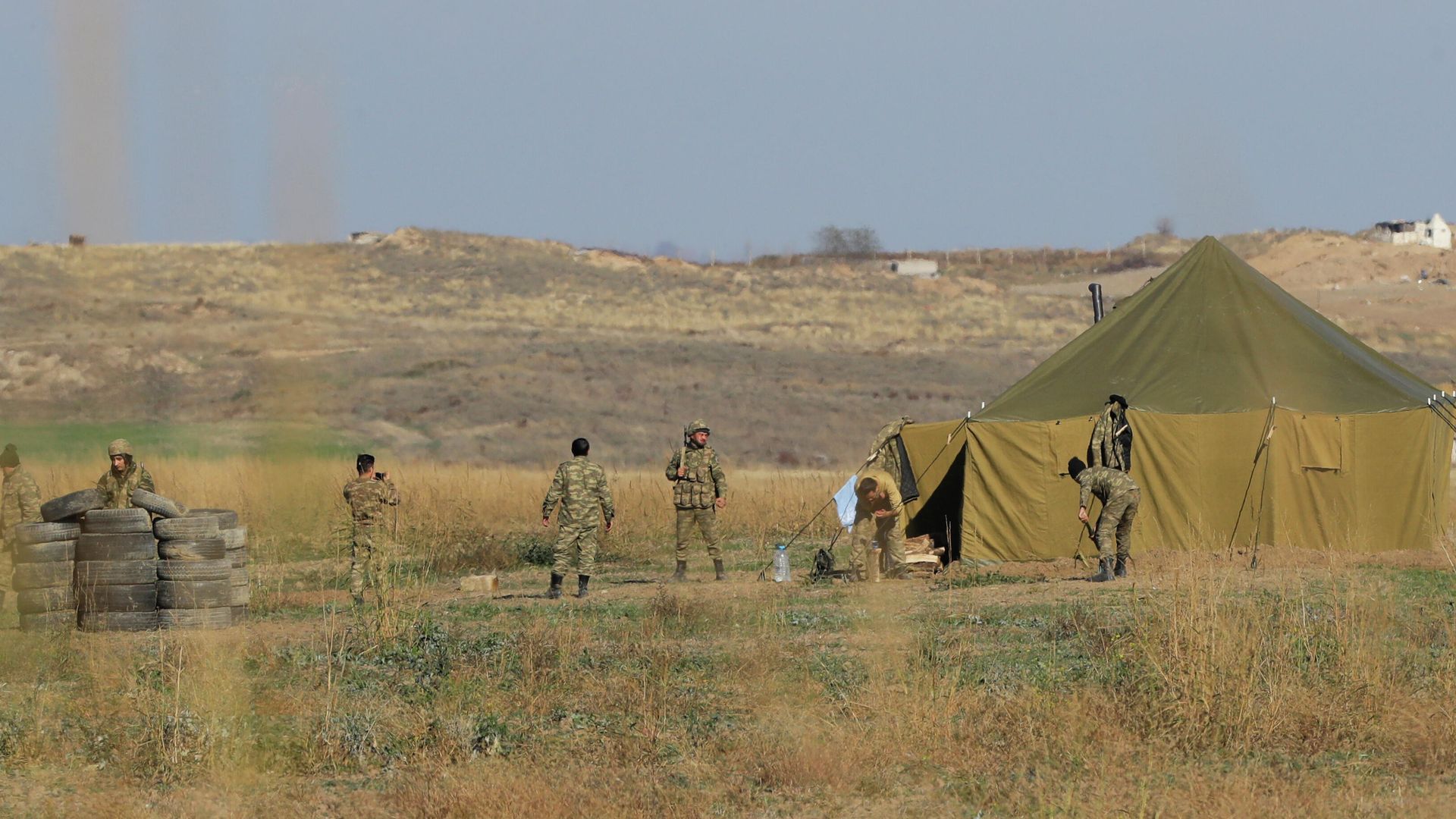 Азербайджанские военные на границе с Арменией Азербайджанские военные на границе с Арменией - РИА Новости, 1920, 03.04.2023