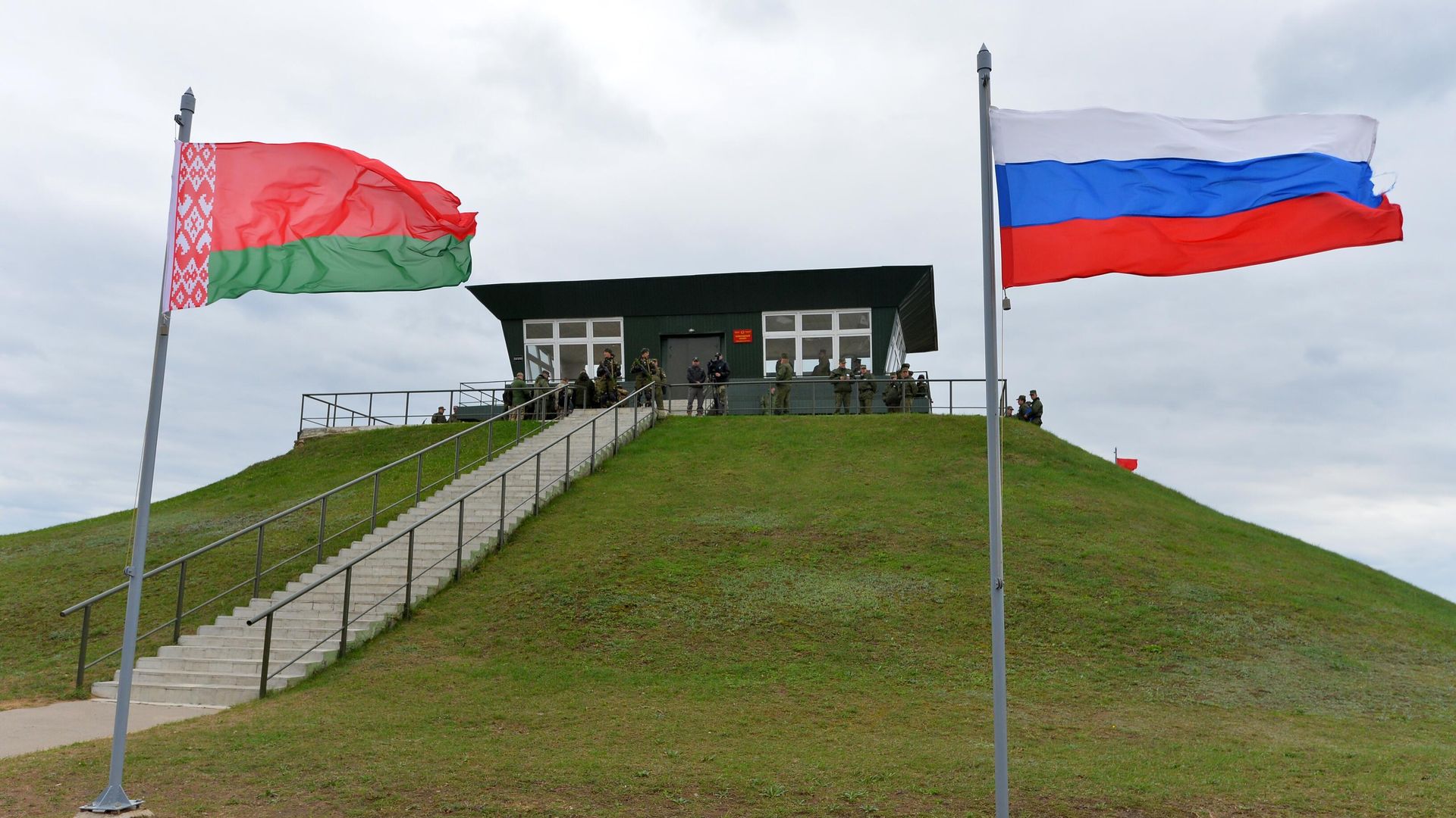 Командный пункт на Осиповичском полигоне в Могилевской области - РИА Новости, 1920, 31.07.2023
