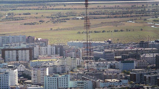 Вид на город Якутск