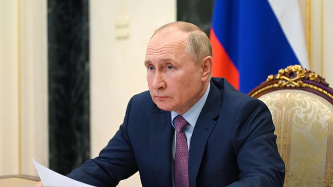 Президент РФ Владимир Путин проводит в режиме видеоконференции совещание с членами правительства РФ