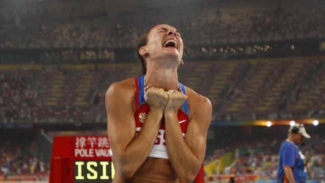 Елена Исинбаева на Олимпиаде 2008 года в Пекине Елена Исинбаева на Олимпиаде 2008 года в Пекине