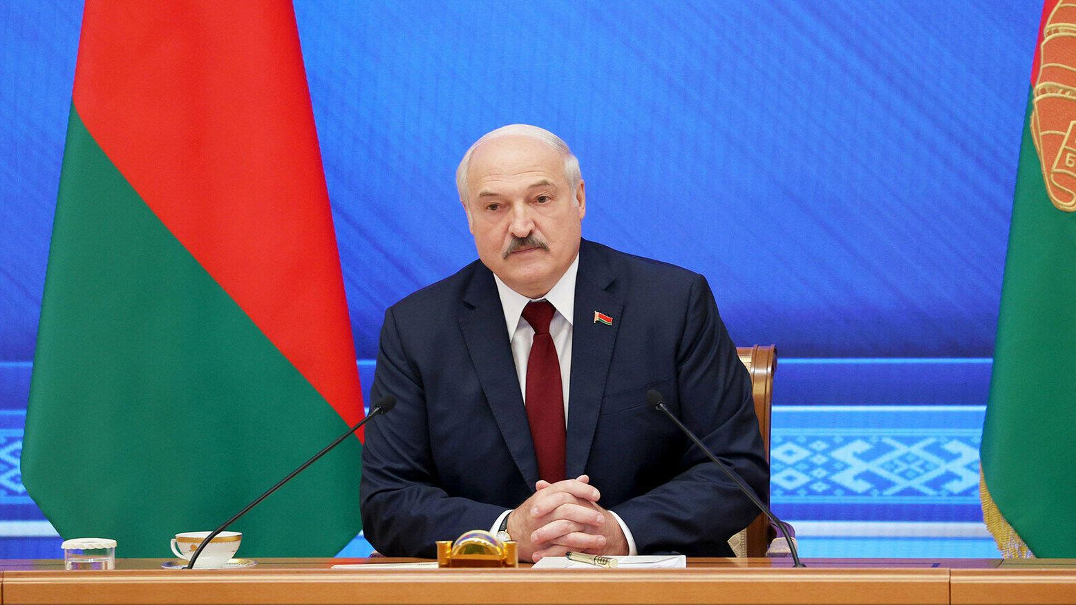 Президент Белоруссии Александр Лукашенко во время встречи Большой разговор с Президентом Президент Белоруссии Александр Лукашенко во время встречи Большой разговор с Президентом - РИА Новости, 1920, 09.08.2021
