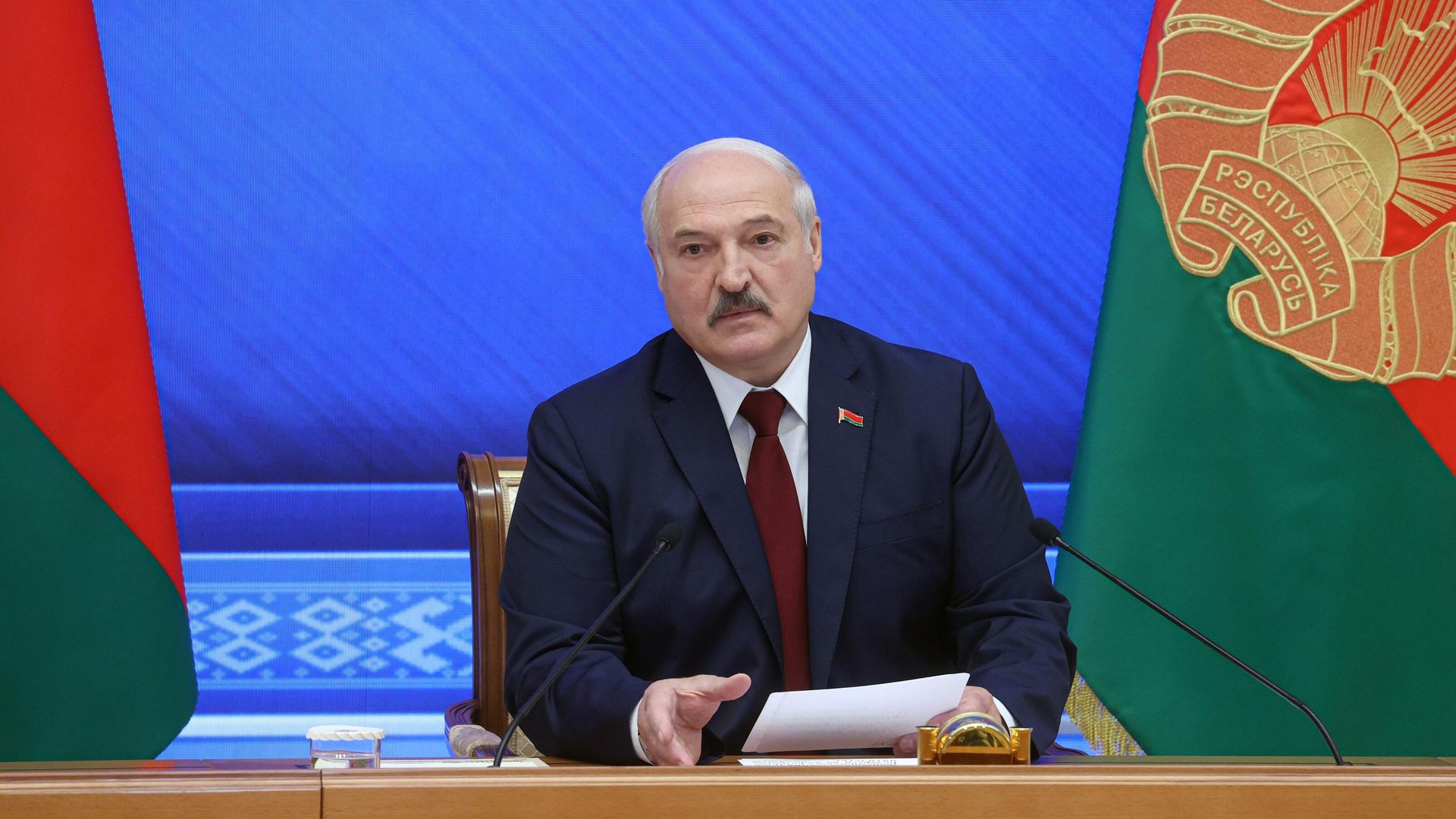 Президент Белоруссии Александр Лукашенко Президент Белоруссии Александр Лукашенко - РИА Новости, 1920, 23.08.2021