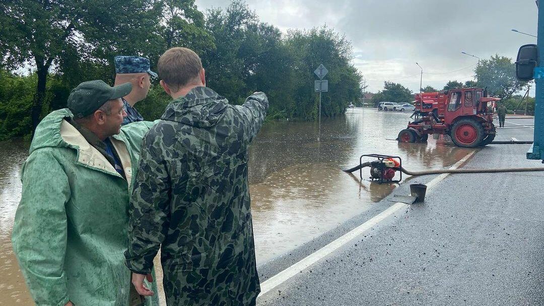 Последствия ливня в муниципальном округе Анапа Последствия ливня в муниципальном округе Анапа - РИА Новости, 1920, 13.08.2021