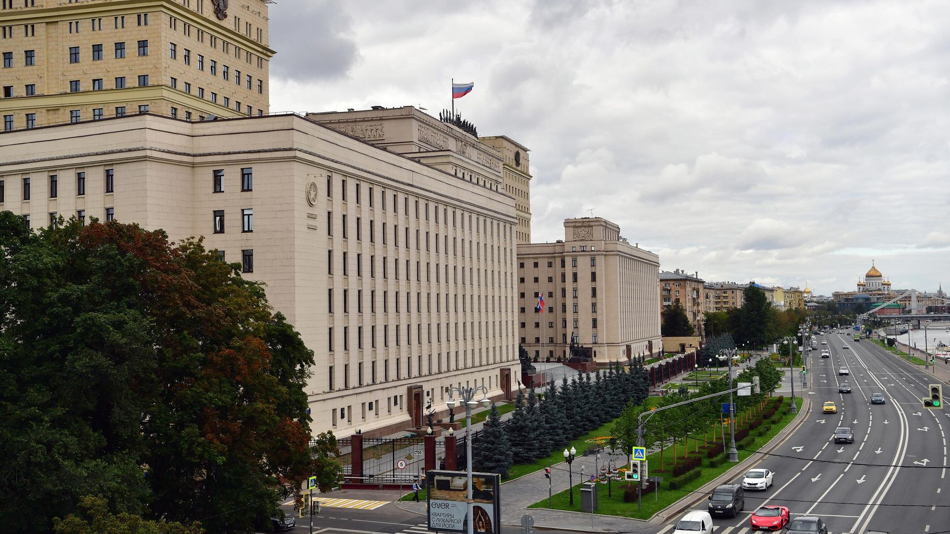 Здание Министерства обороны Российской Федерации на Фрунзенской набережной в Москве Здание Министерства обороны Российской Федерации на Фрунзенской набережной в Москве - РИА Новости, 1920, 23.04.2022