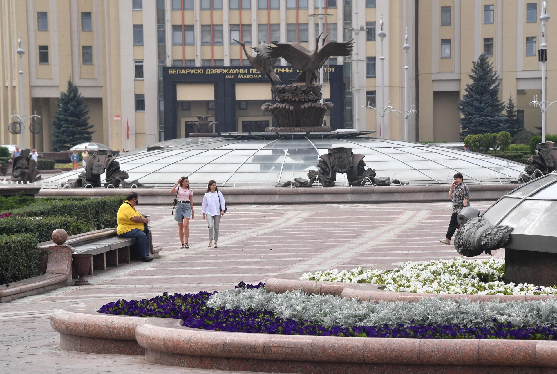 Площадь Независимости в Минске Площадь Независимости в Минске - РИА Новости, 1920, 10.06.2022