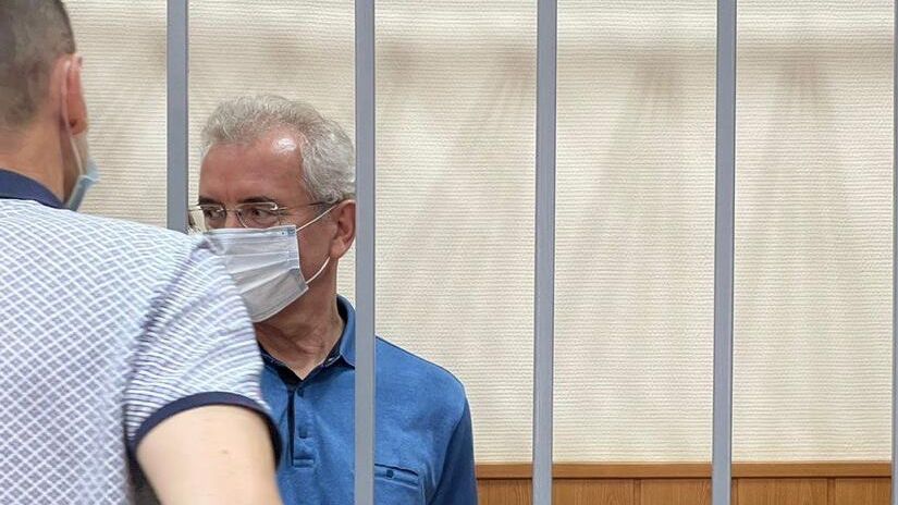 Экс-губернатор Пензенской области Иван Белозерцев, обвиняемый во взяточничестве, на заседании Басманного суда Москвы Экс-губернатор Пензенской области Иван Белозерцев, обвиняемый во взяточничестве, на заседании Басманного суда Москвы - РИА Новости, 1920, 17.08.2021