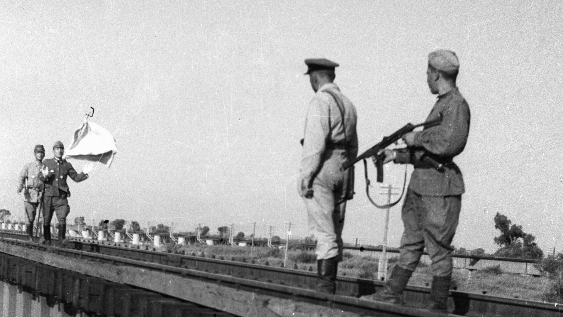 Встреча парламентеров капитулировавшей Квантунской армии - РИА Новости, 1920, 16.08.2021