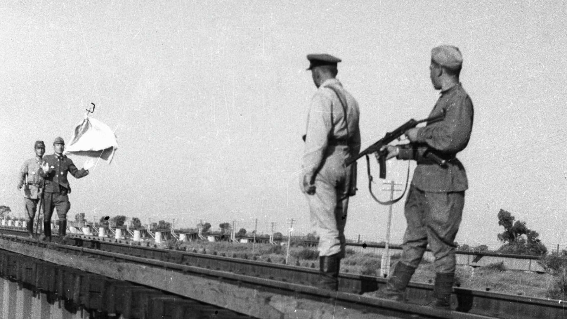 Встреча парламентеров капитулировавшей Квантунской армии - РИА Новости, 1920, 16.08.2021