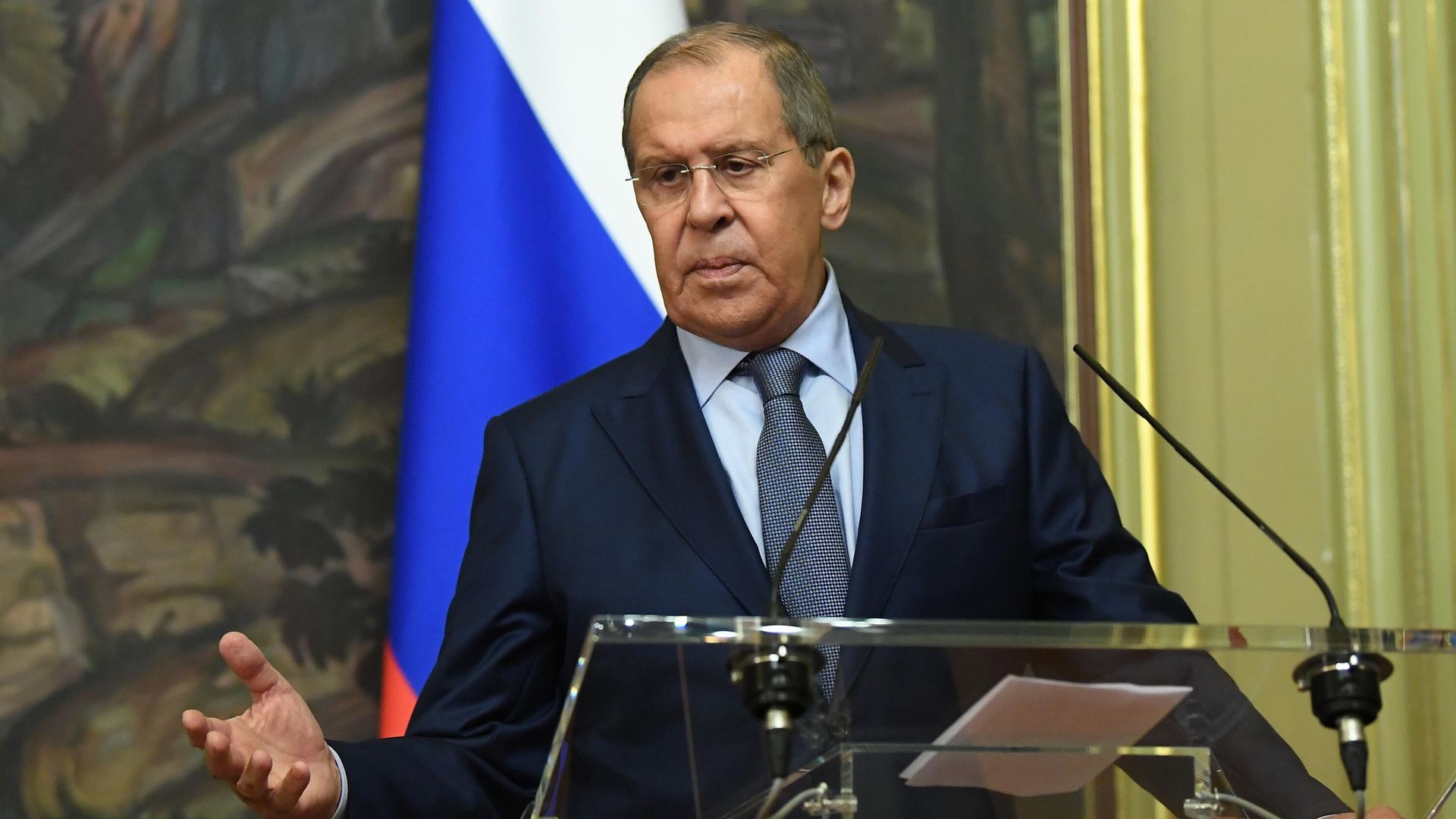Министр иностранных дел РФ Сергей Лавров на пресс-конференции Министр иностранных дел РФ Сергей Лавров на пресс-конференции - РИА Новости, 1920, 31.08.2021