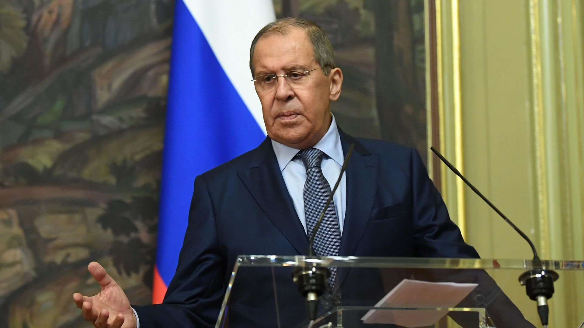 Министр иностранных дел РФ Сергей Лавров на пресс-конференции - РИА Новости, 1920, 30.08.2021