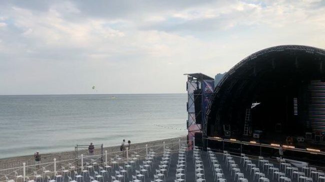 Подготовка к открытию международного фестиваля Koktebel Jazz Party Подготовка к открытию международного фестиваля Koktebel Jazz Party