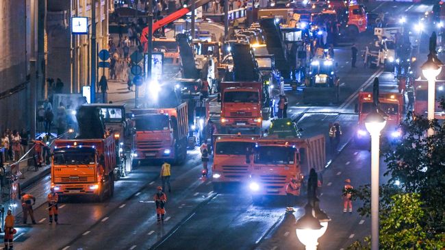 Замена асфальтобетонного покрытия в Москве