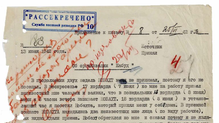 СВР рассекретила документы о том, как сорвали подрывную работу нацистов в Иране СВР рассекретила документы о том, как сорвали подрывную работу нацистов в Иране