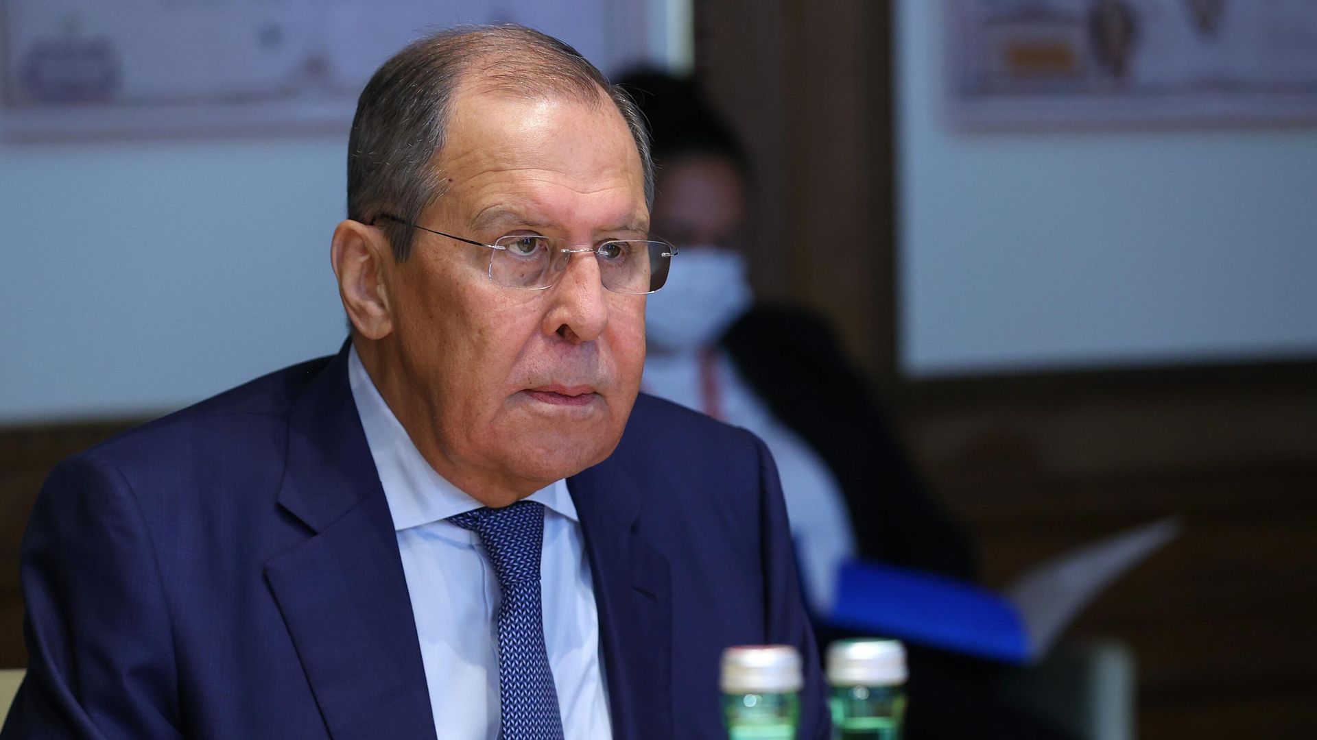 Министр иностранных дел РФ Сергей Лавров во время переговоров с министром европейских и международных дел Австрии Александром Шалленбергом Министр иностранных дел РФ Сергей Лавров во время переговоров с министром европейских и международных дел Австрии Александром Шалленбергом - РИА Новости, 1920, 25.08.2021