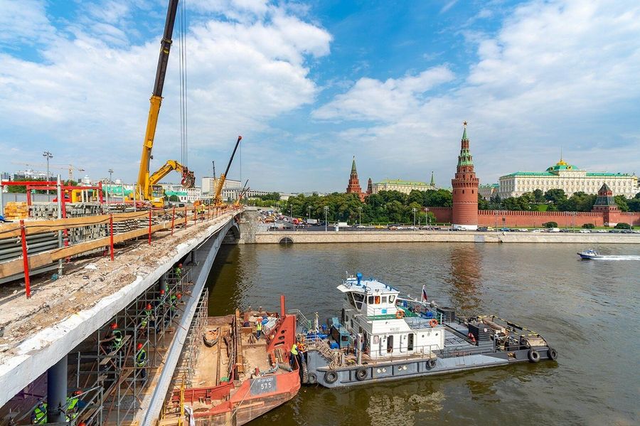 Ремонт Большого Каменного моста в Москве Ремонт Большого Каменного моста в Москве